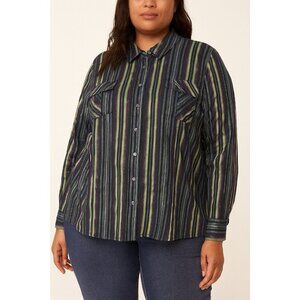 Attention Women’s Button Down Shirt‎